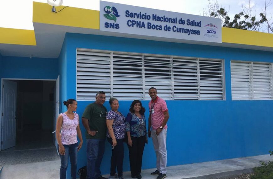 Remodelan Centro de Primer Nivel de Atención en Salud de Boca Cumayasa