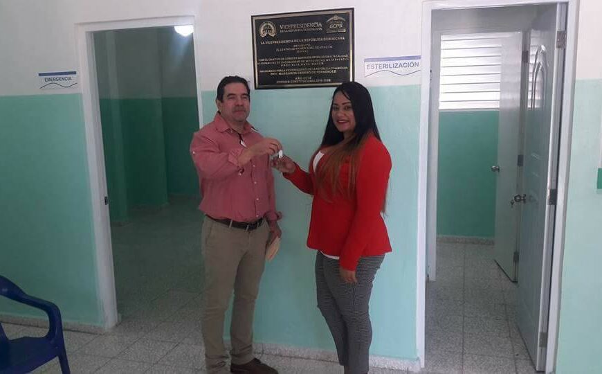 Gerencia de Área de Salud de Hato Mayor recibe remodelado Centro de Primer Nivel en Salud de la comunidad Morquecho.