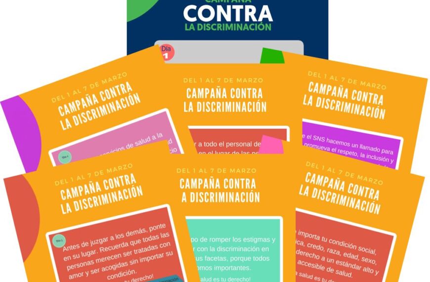 “Semana contra la discriminación” Una campaña que nos une.