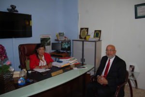 Read more about the article Doctora Derca Reyes recibe visita de rector de UFHEC recinto La Romana