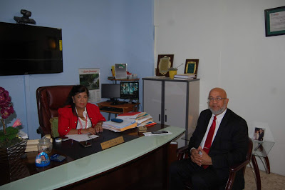 You are currently viewing Doctora Derca Reyes recibe visita de rector de UFHEC recinto La Romana