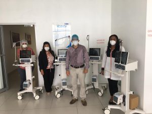 Hospital General y de Especialidades Nuestra Señora de La Altagracia recibe nuevos ventiladores para pacientes Covid 19