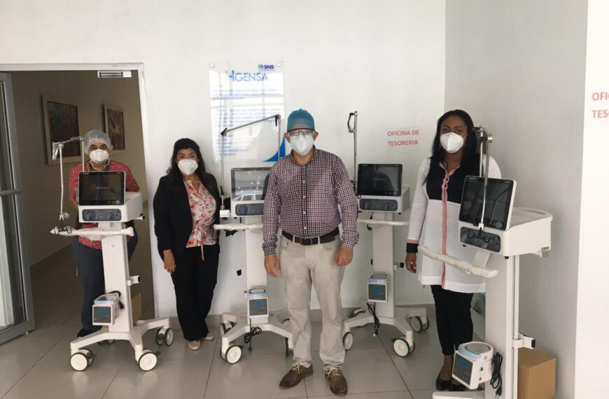 Hospital General y de Especialidades Nuestra Señora de La Altagracia recibe nuevos ventiladores para pacientes Covid 19