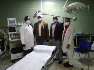 Read more about the article Director Regional de Salud hace levantamientos para la instalacion de Cuidados Intensivos.