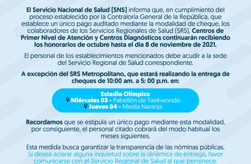 Informacion importante sobre el pago presencial