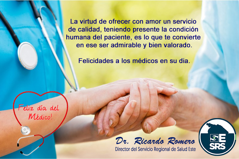 Read more about the article Dr. Ricardo Romero felicita a los médicos en su dia