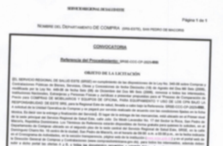 Convocatoria a Licitación 2025-0010