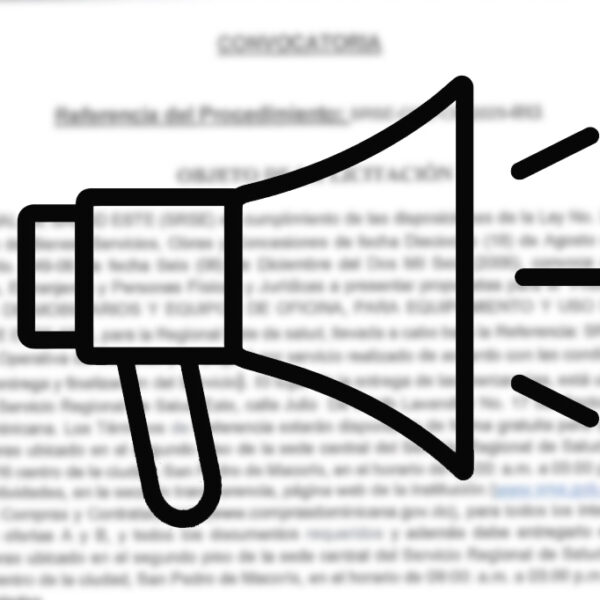 Convocatoria para adquisición de equipo mobiliario