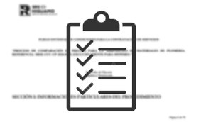 Pliego de Condiciones para adquisici&oacute;n de materiales